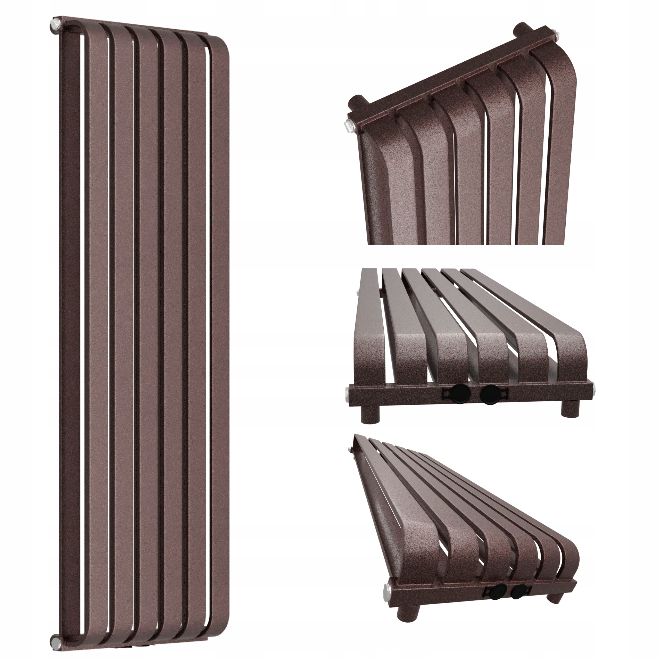 Dekorativní radiátor Amari Plus 1200x395 Bordo