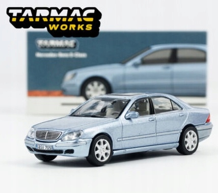 Tarmac Mercedes-benz S-Class (W220) Horizon blue metallic 1:64