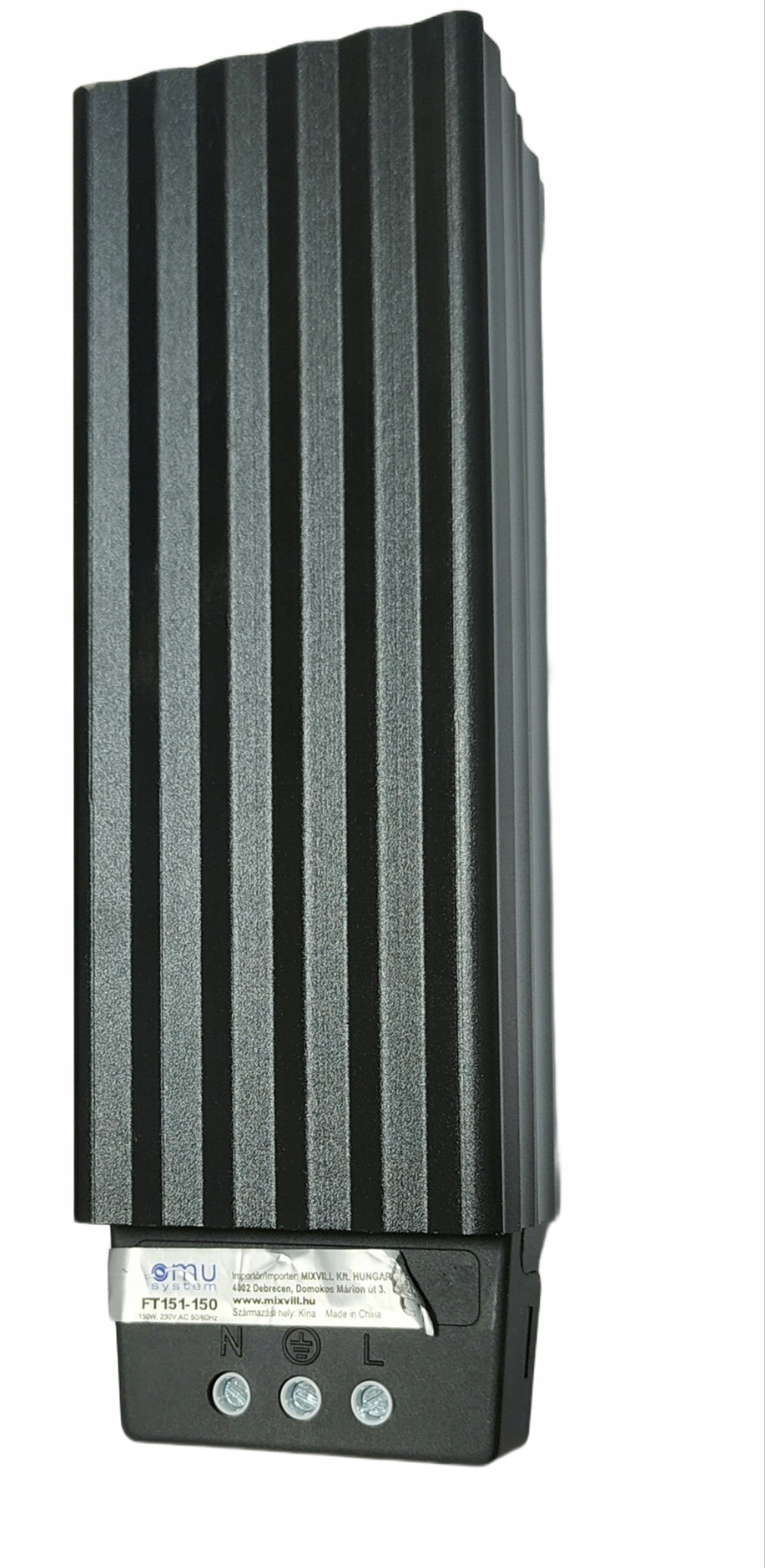 Ohřívač pro skříň rack din 150W 230V FT15 skříňový radiátor