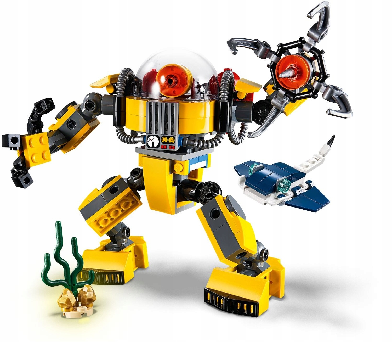 LEGO CREATOR 31090 Podwodny Robot 3w1 Płaszczka Łódź EAN (GTIN) 5702016367850