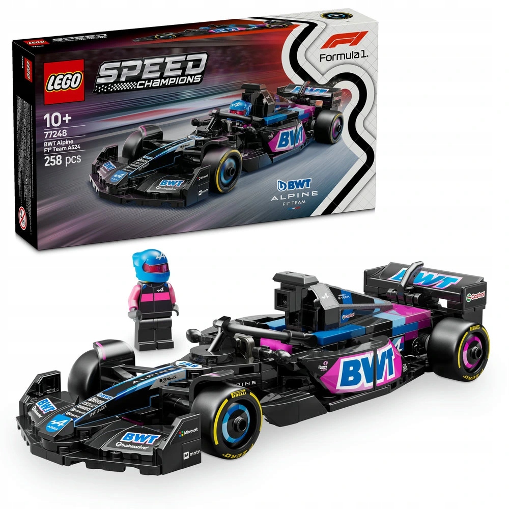 Lego Speed Champions 77248 Závodní auto Bwt Alpine F1 Team A524