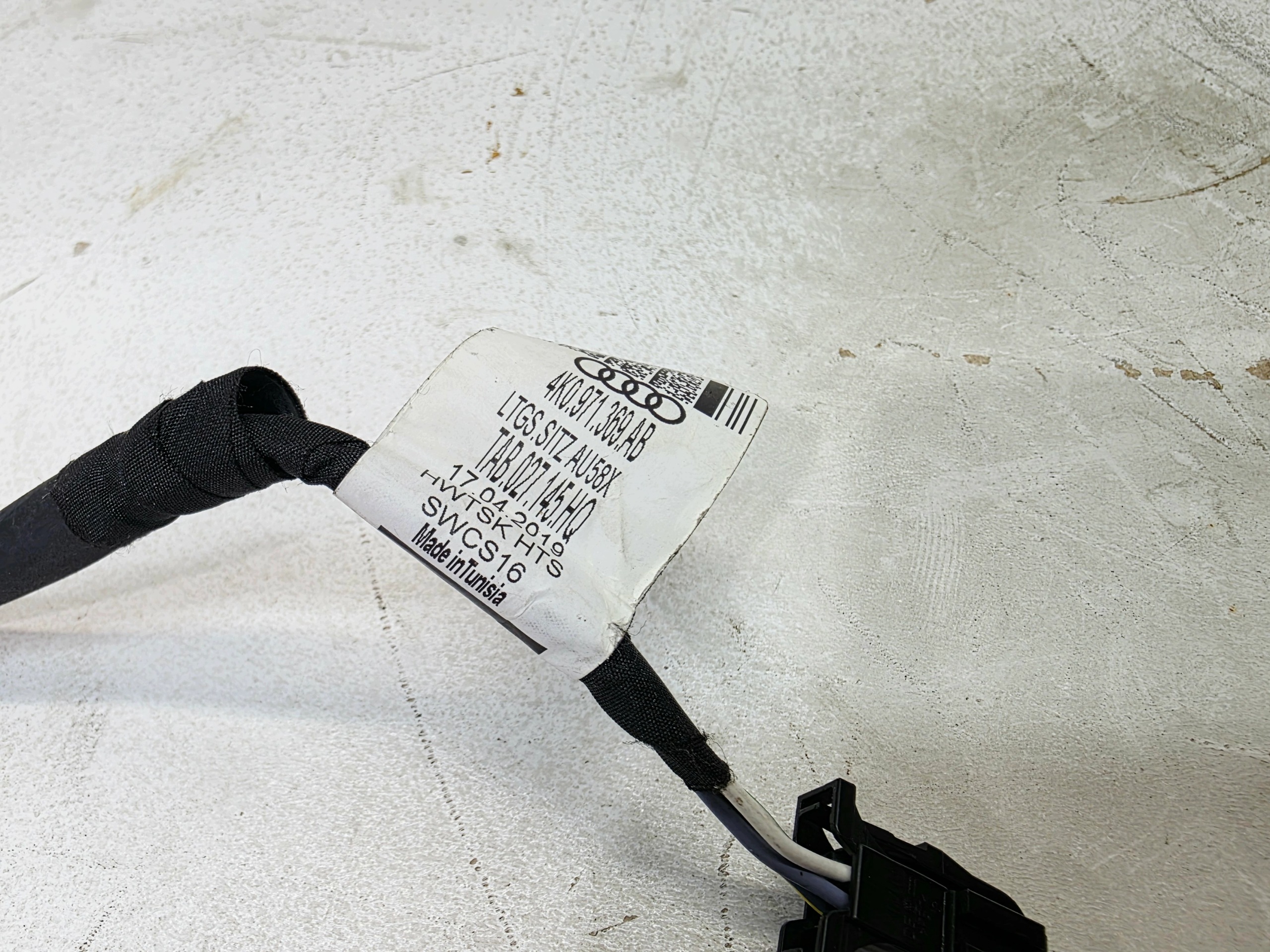 bundle electrical control electrical OPARCIA AUDI A6 C8 4K0971369AB