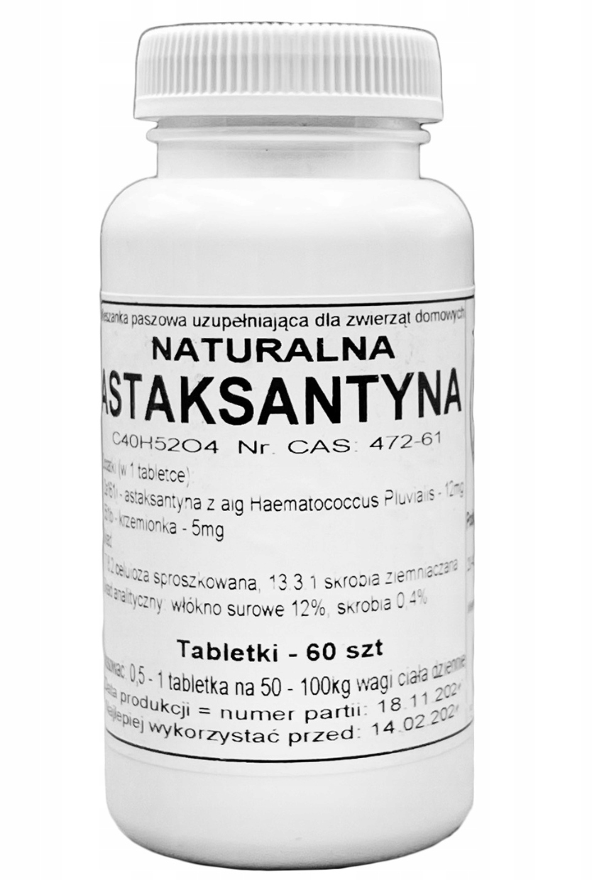 Astaksantyna Podkowa 60 Szt