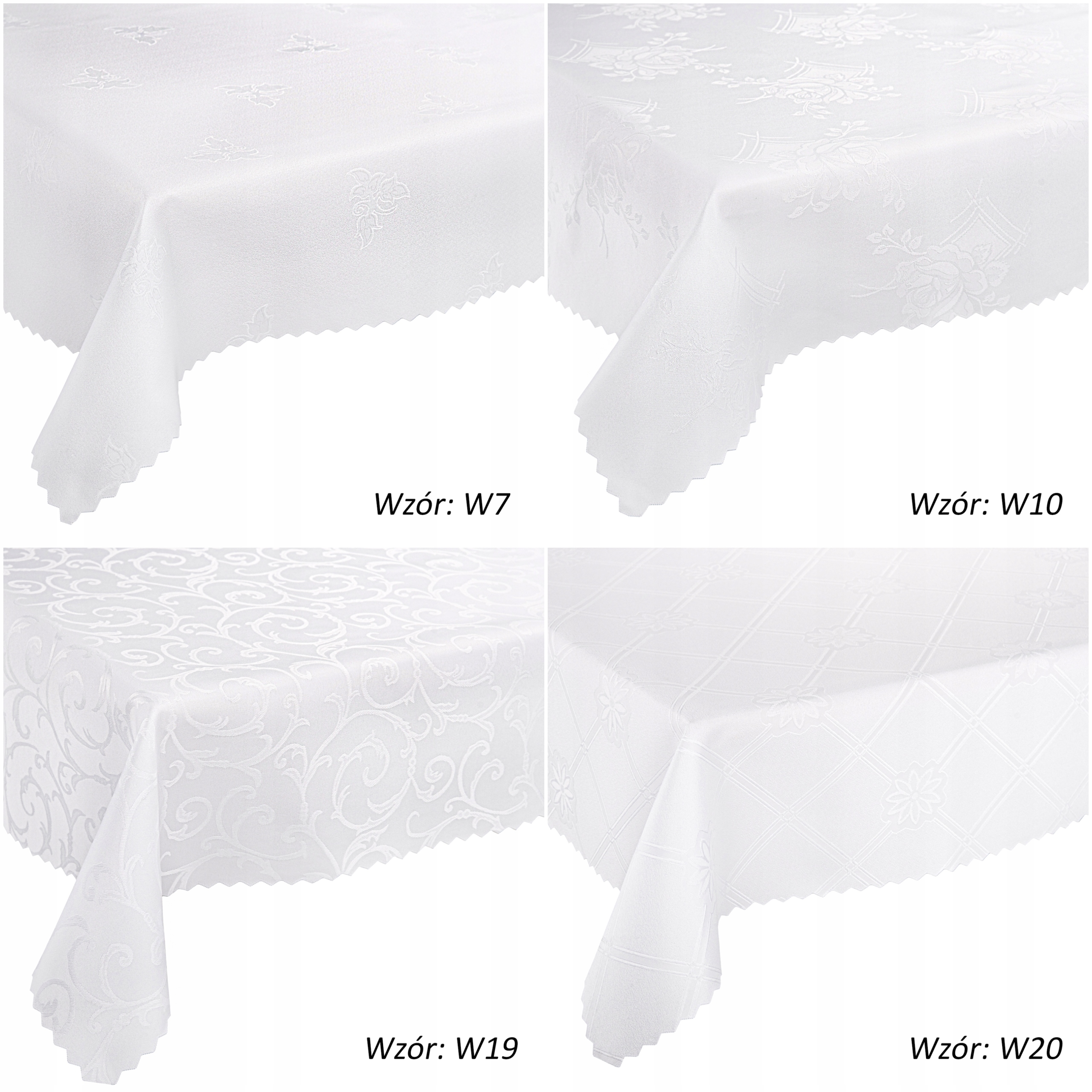 OBRUS PLAMOODPORNY NA WYMIAR POLSKI ŻAKARD 140x300 Długość 300 cm