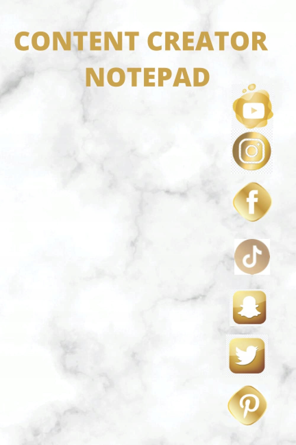 Publishing, Cianah Content creator notepad/ planner for social media conten