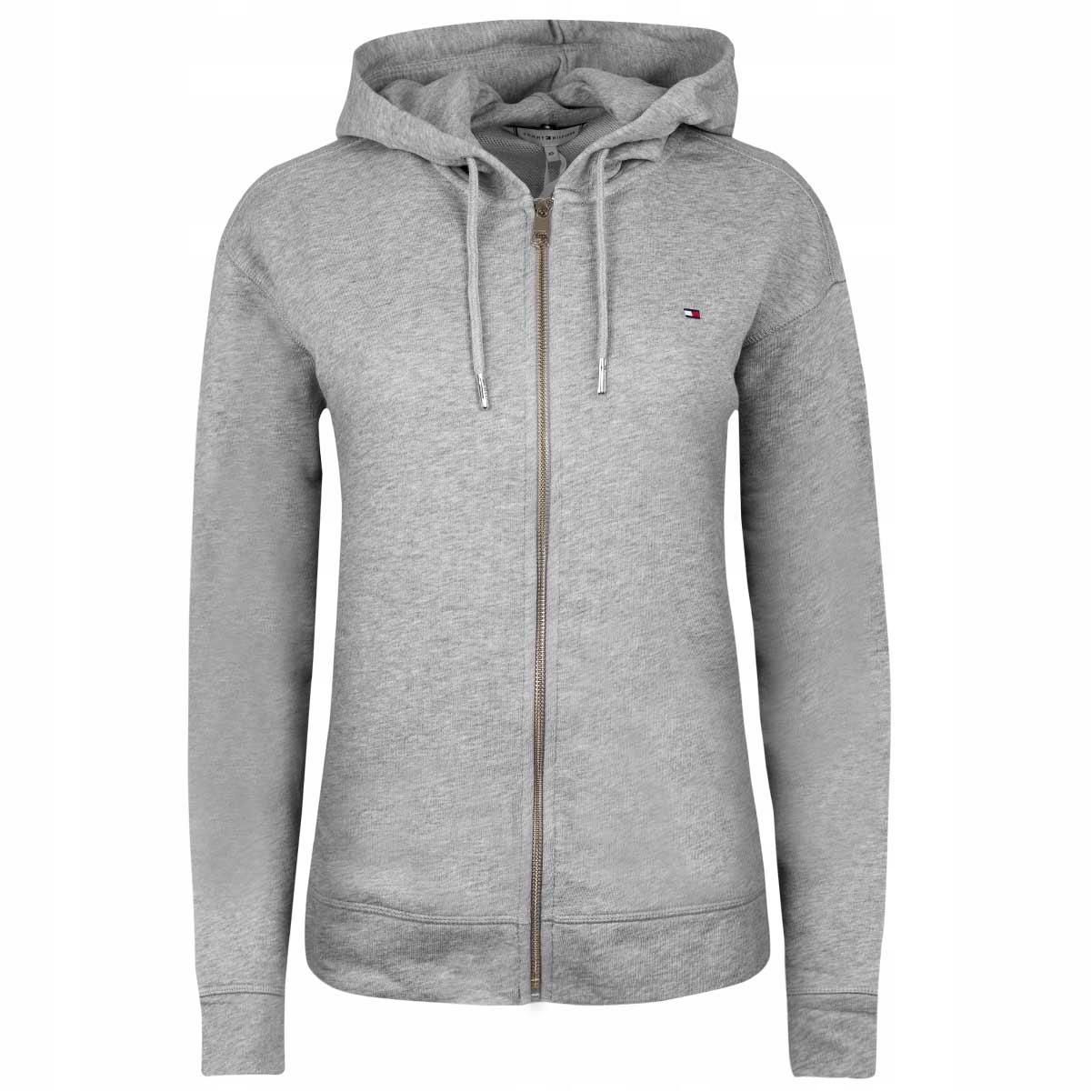 

Tommy Hilfiger Bluza Damska Zip Hoodie Gray r. S
