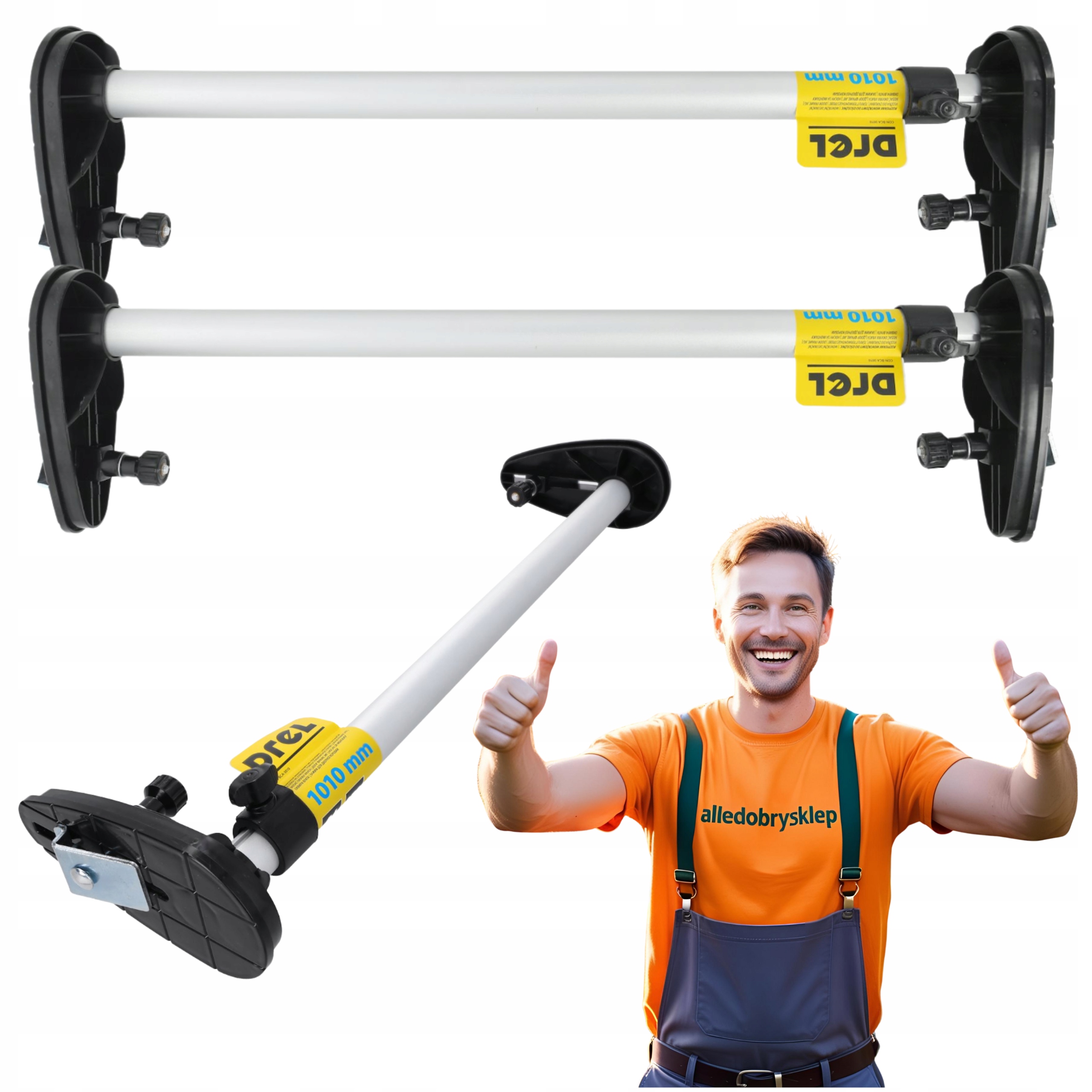 Rozpěrky Pro Montáž Zárubňových Dveří 560-1010 MM Drel