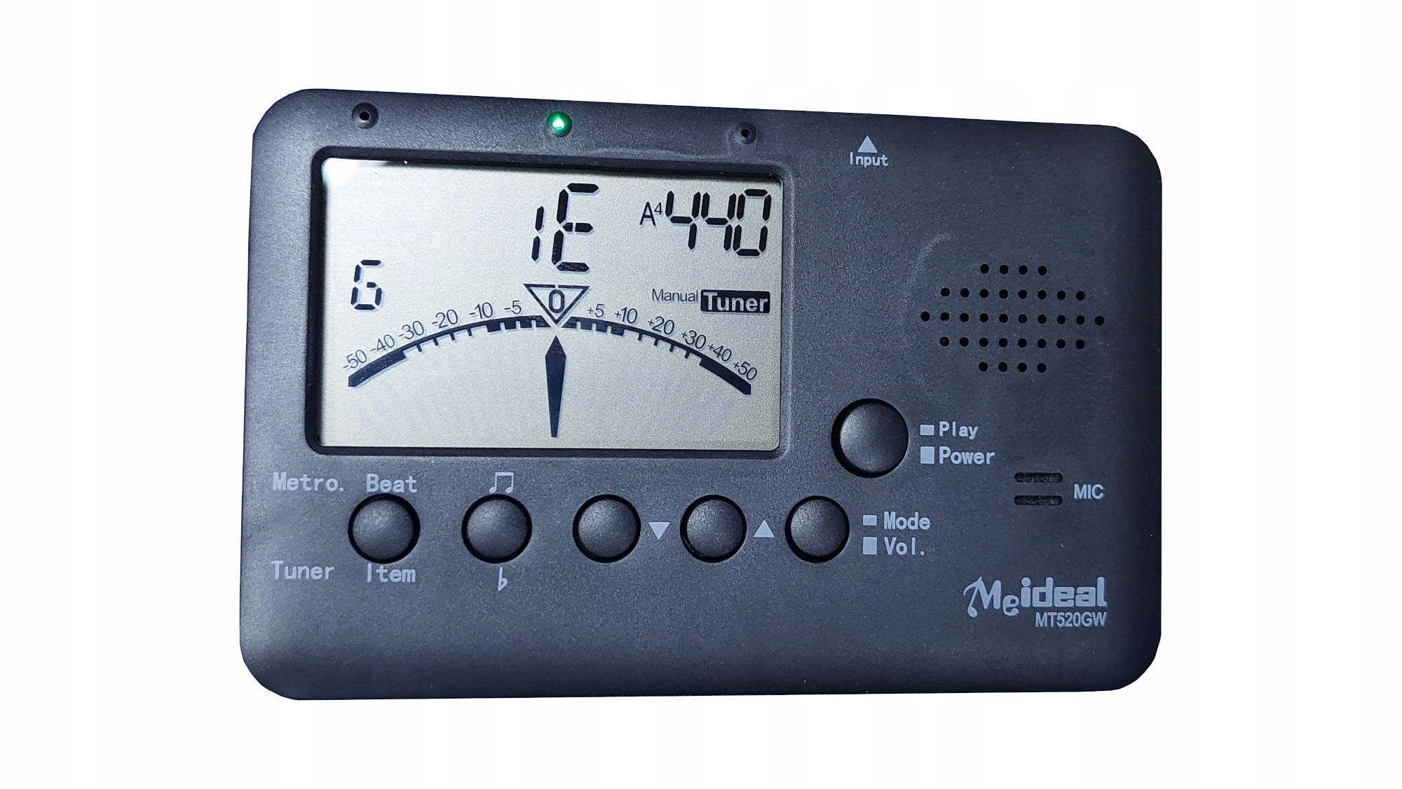 Tuner Stroik Metronom Elektroniczny Metrotuner Kamerton Meideal Uniwersalny Rodzaj metronom