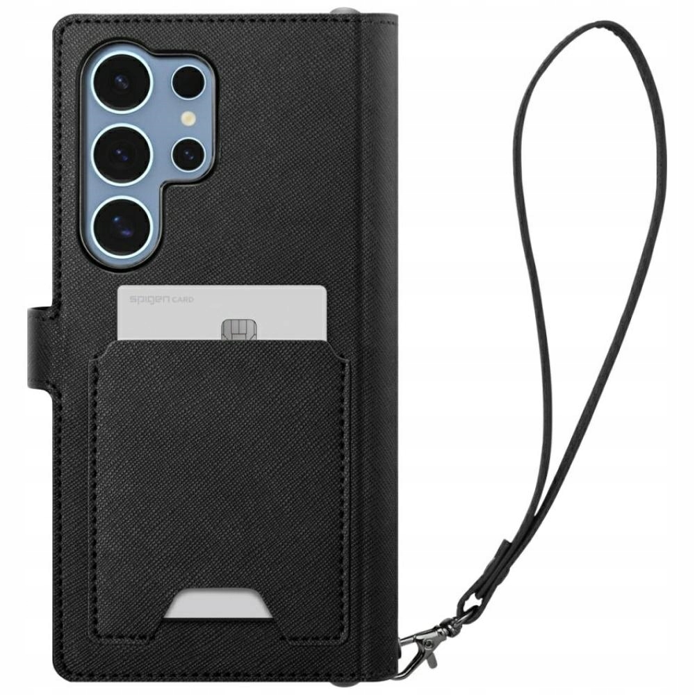 Pouzdro Spigen Wallet „s“ pro Samsung Galaxy S25 Ultra, černé