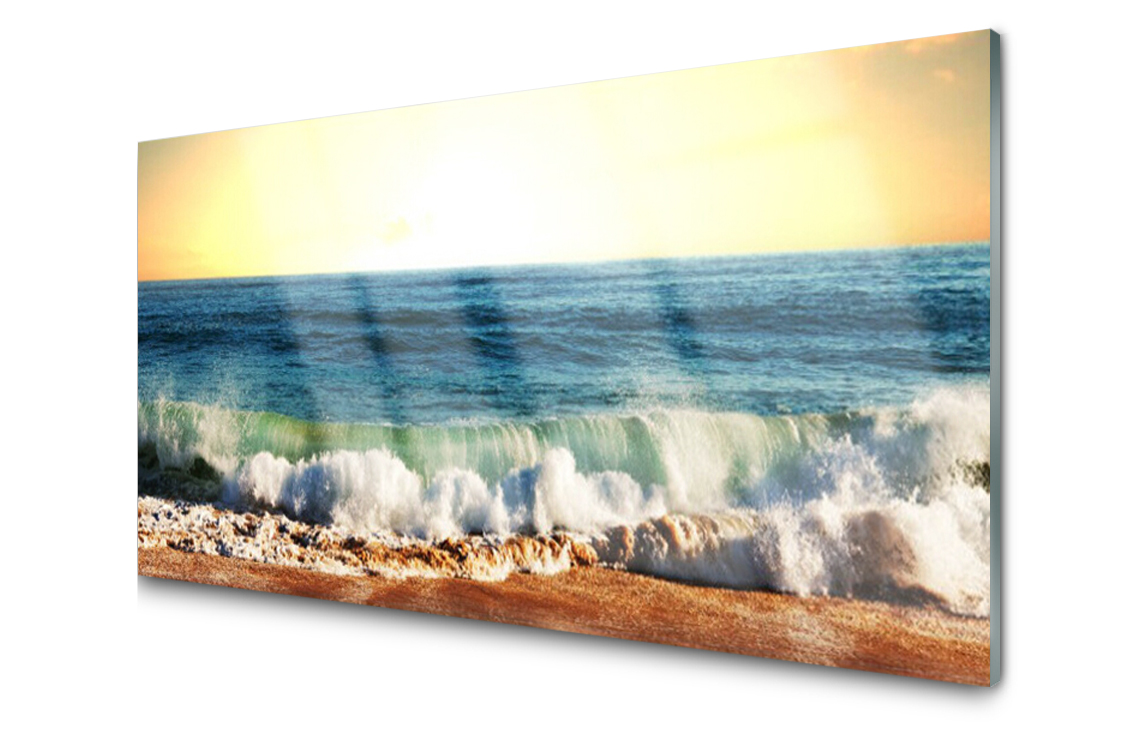 

Panel szklany dekor Ocean Plaża 120x60 + Klej
