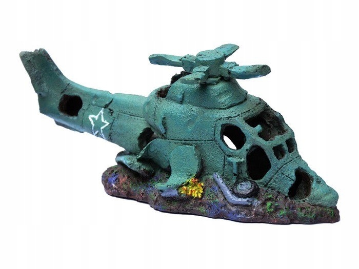 

Ozdoba Akwariowa Do Akwarium Helikopter Wrak 28CM