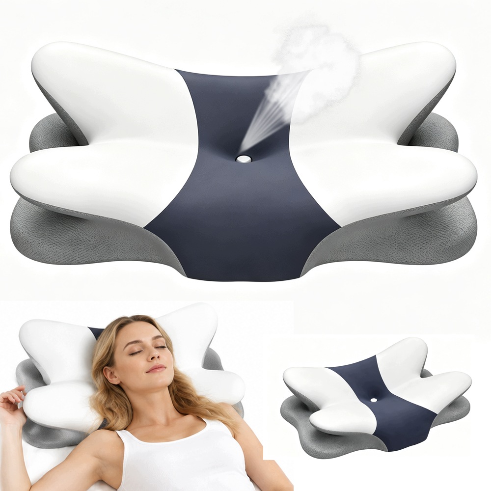 Poduszka Memory Foam Ergonomiczna Chłodzący Pokrowiec Ortopedyczna