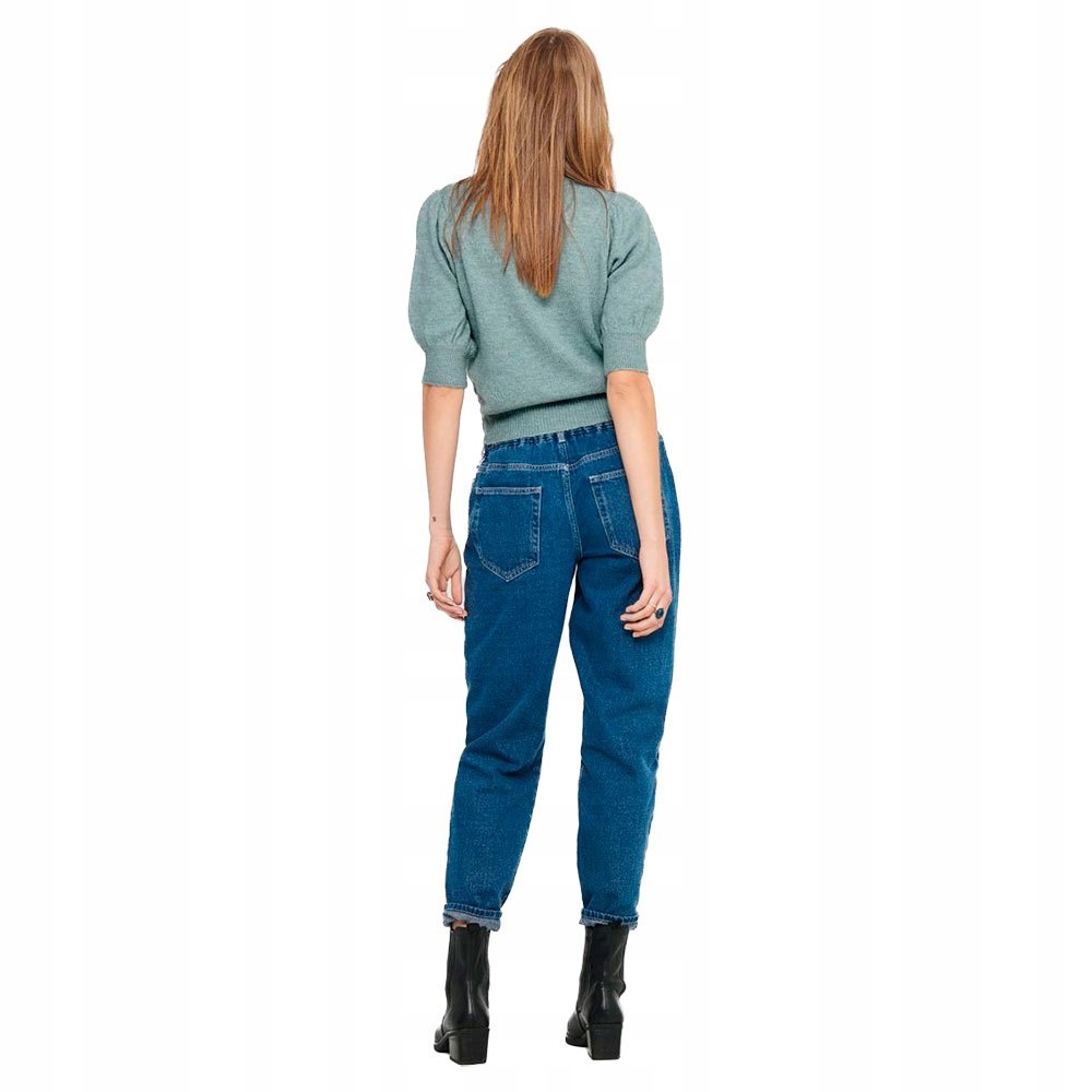 Sweter z bufkami JDY XS Dekolt stójka