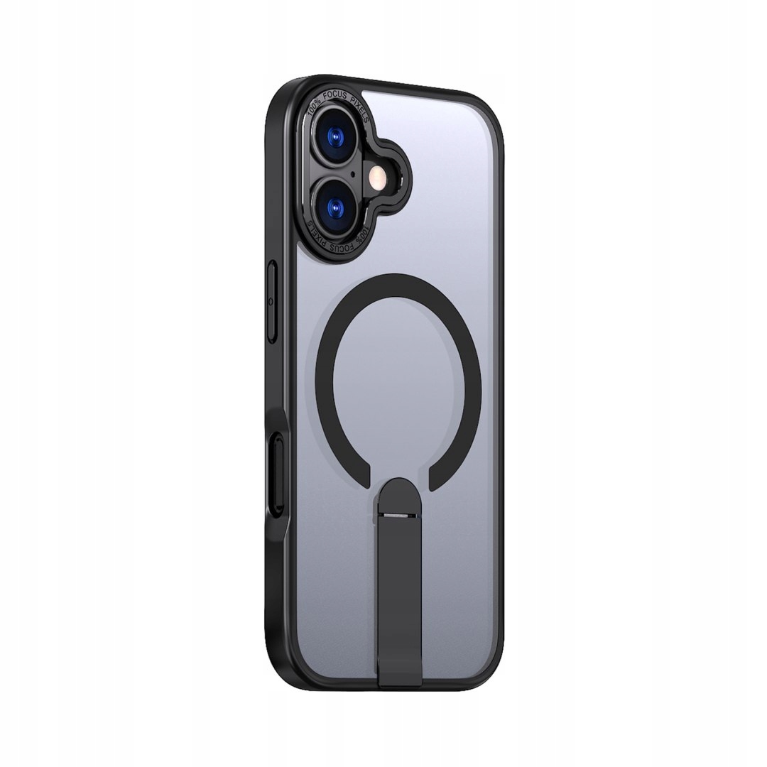 Etui pokrowiec z podstawką na iPhone 17 Hybrid Armor X MagSafe czarny