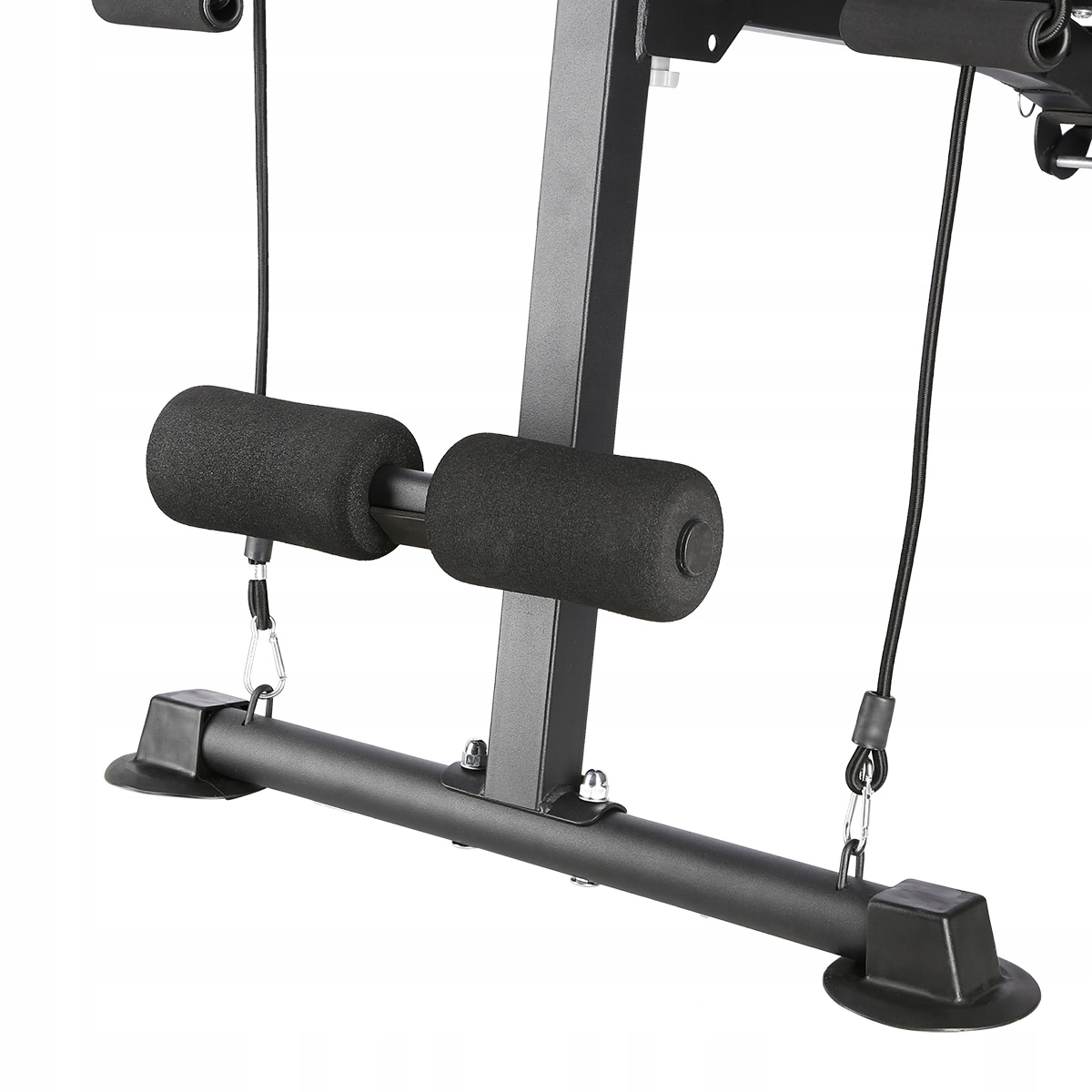 ŁAWKA DO ĆWICZEŃ TRENINGOWA MODLITEWNIK EKSPANDERY Maksymalna waga użytkownika 180 kg