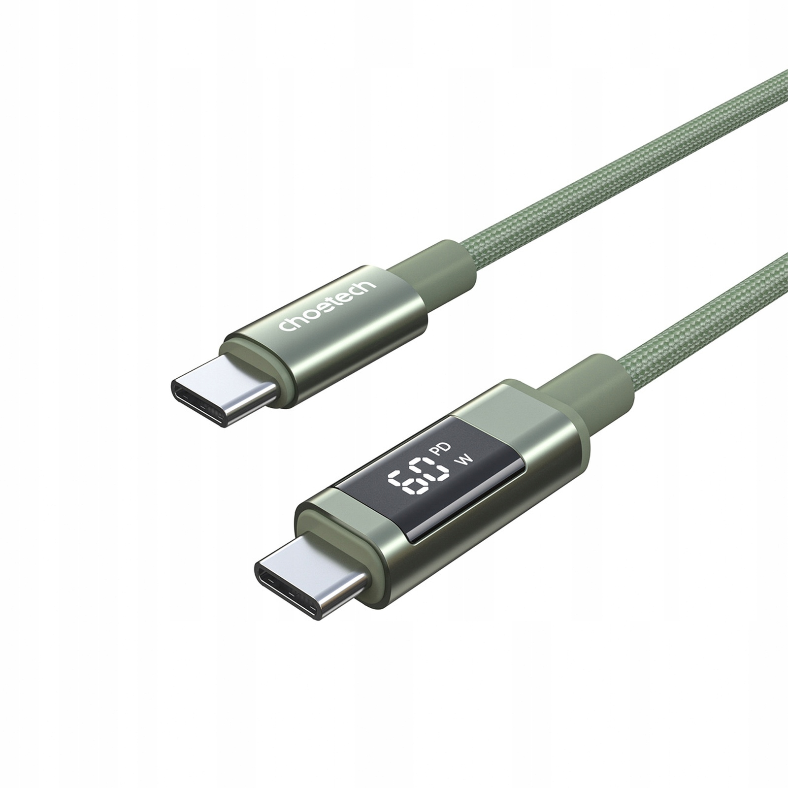 Kabel Choetech XCC- 1068 Pd 60 W Usb- C Usb- C z wyświetlaczem 1. 2 m
