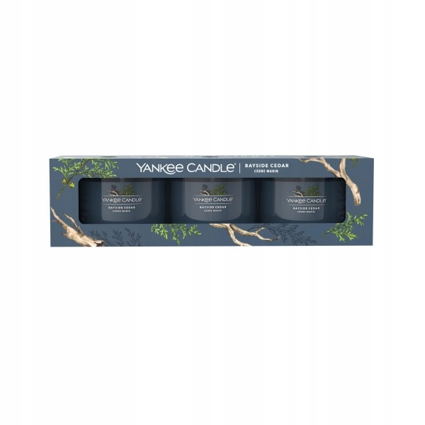 

Yankee Candle Zestaw 3 Mini Świec Bayside Cedar