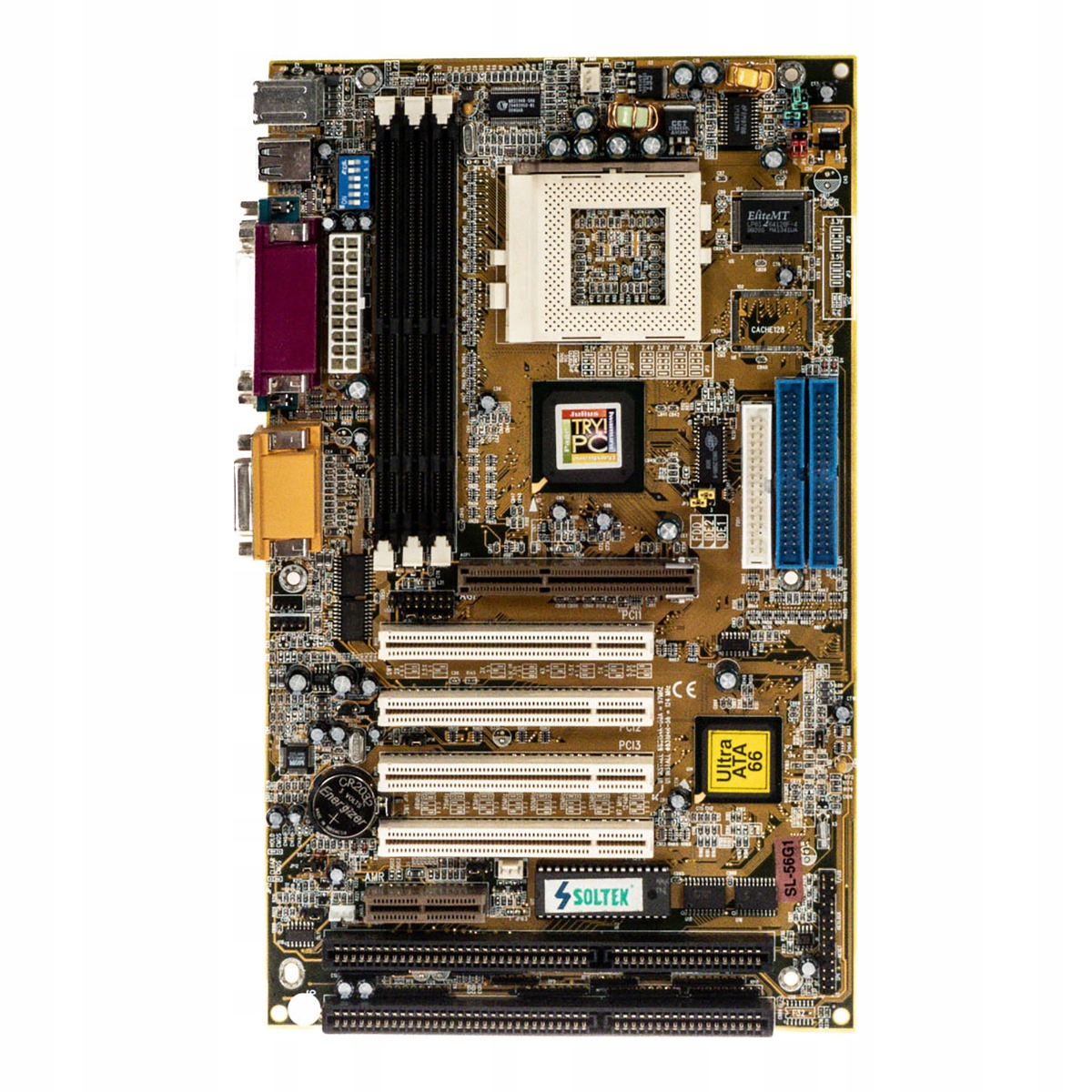 Soltek SL-56G1 Socket 7 1 M Cache Sdram Agp Pci Isa Amr Atx
