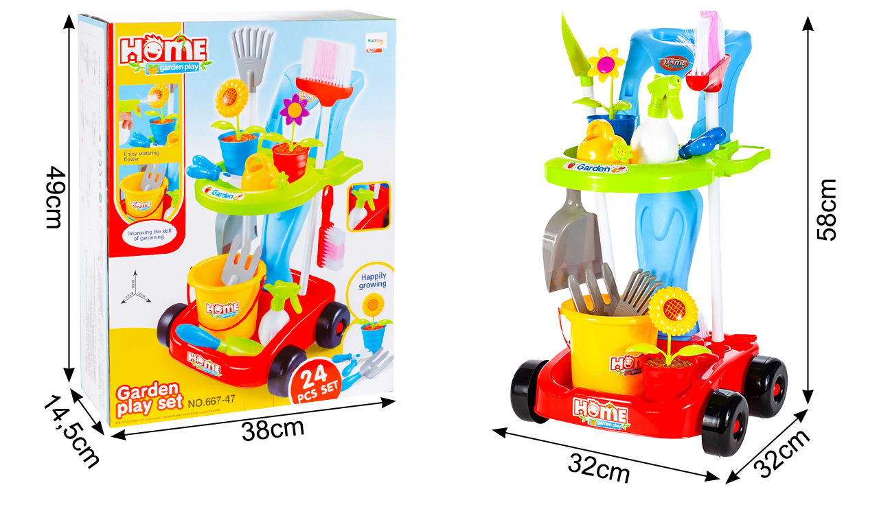 LITTLE GARDENER SET ČIŠTĚNÍ ZAHRADNÍKŮ ZAHRADNÍKŮ Hrdina chybí