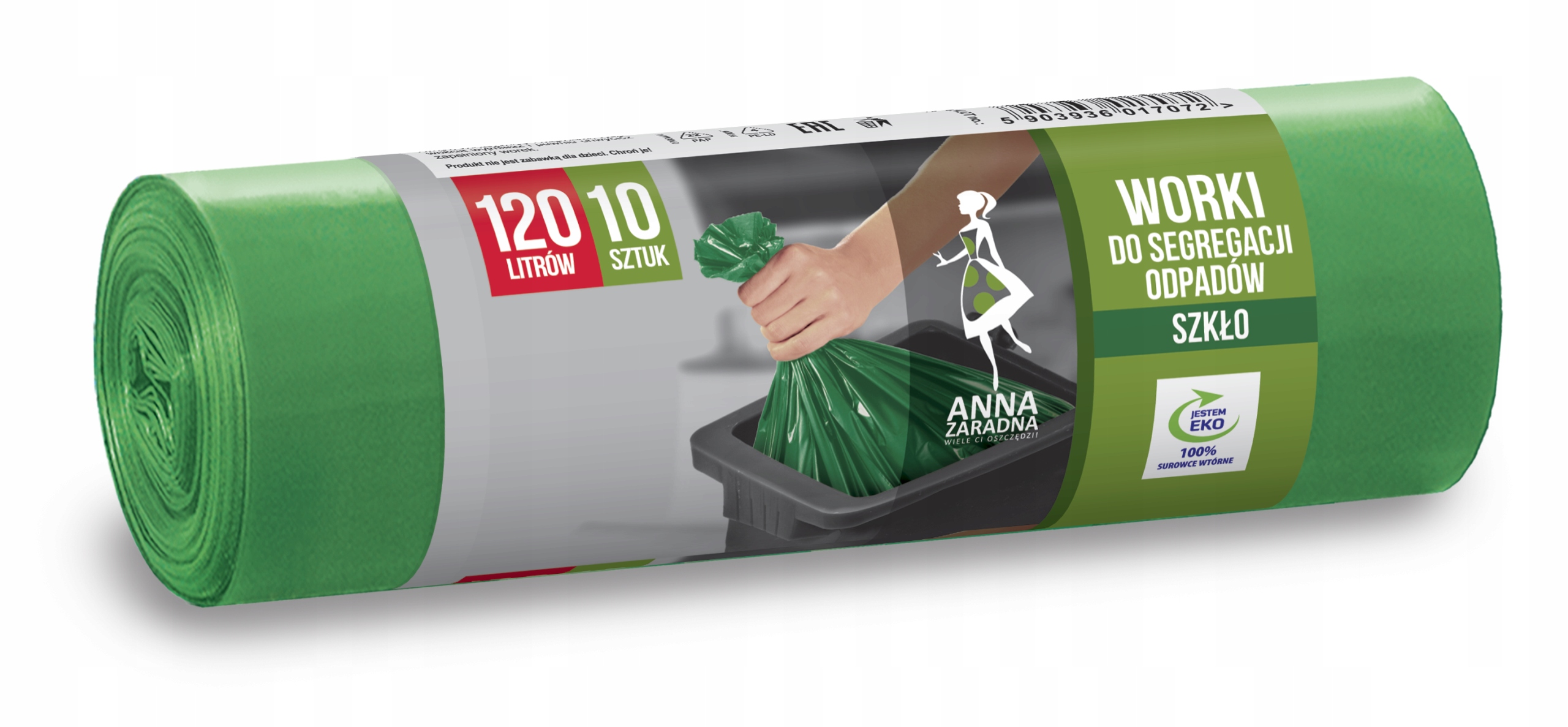

Anna Zaradna Eco Worki do segregacji 120l 10szt.