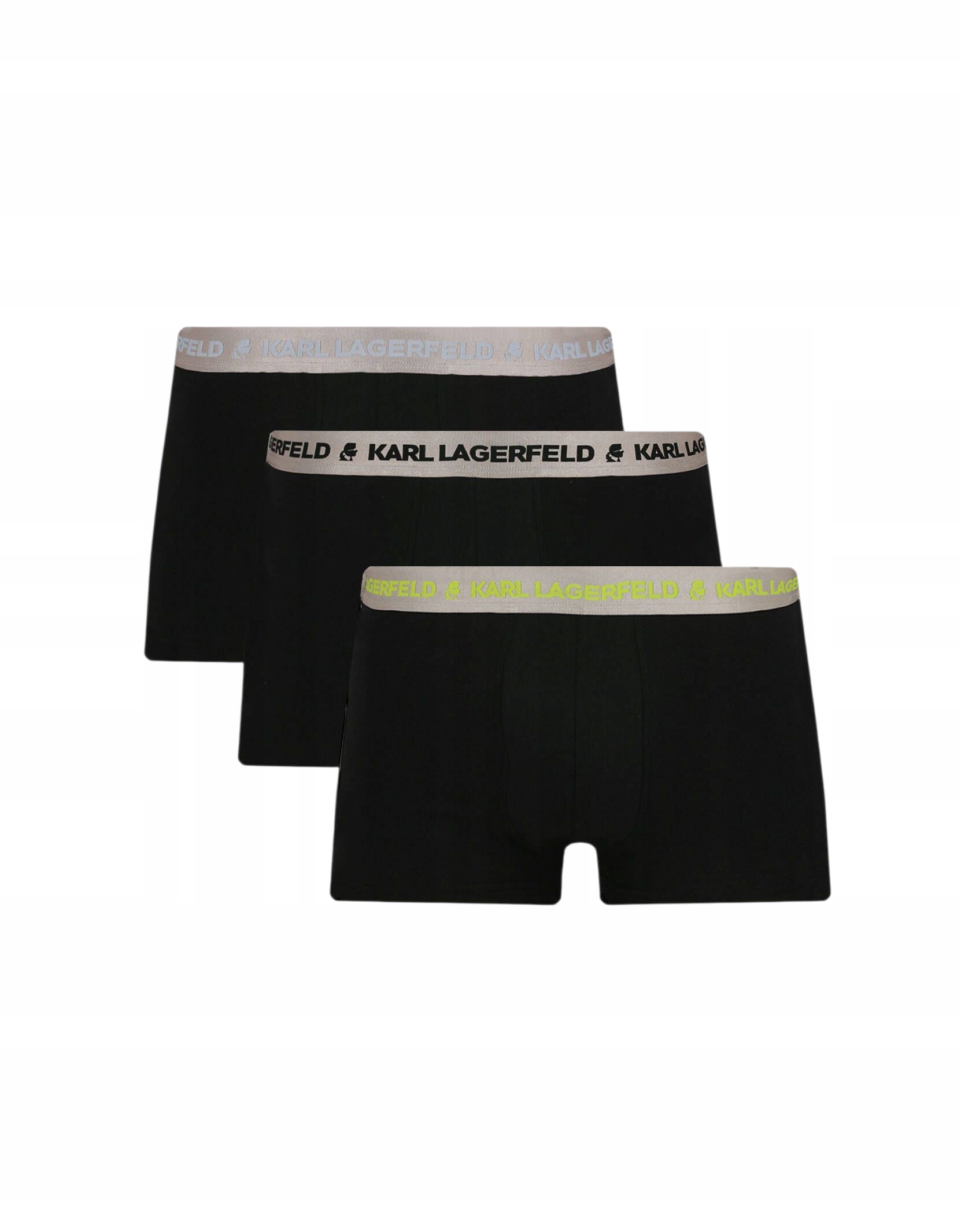 Karl Lagerfeld 225M2107 Boxerské slipy pánské 3pack černé bavlna vel. L