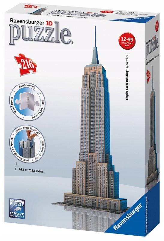 

Ravensburger Puzzle 3D Empire State Building 216el