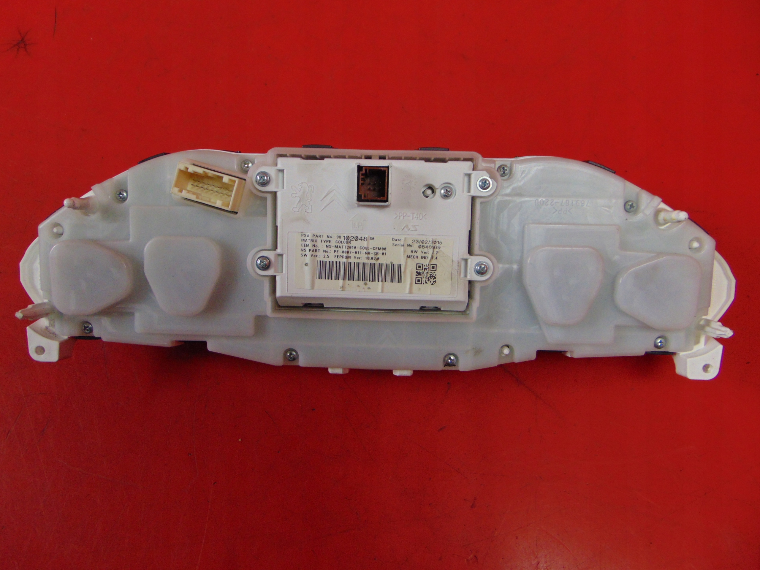 PEUGEOT 2008 and 208 dials dials EU 9811497480