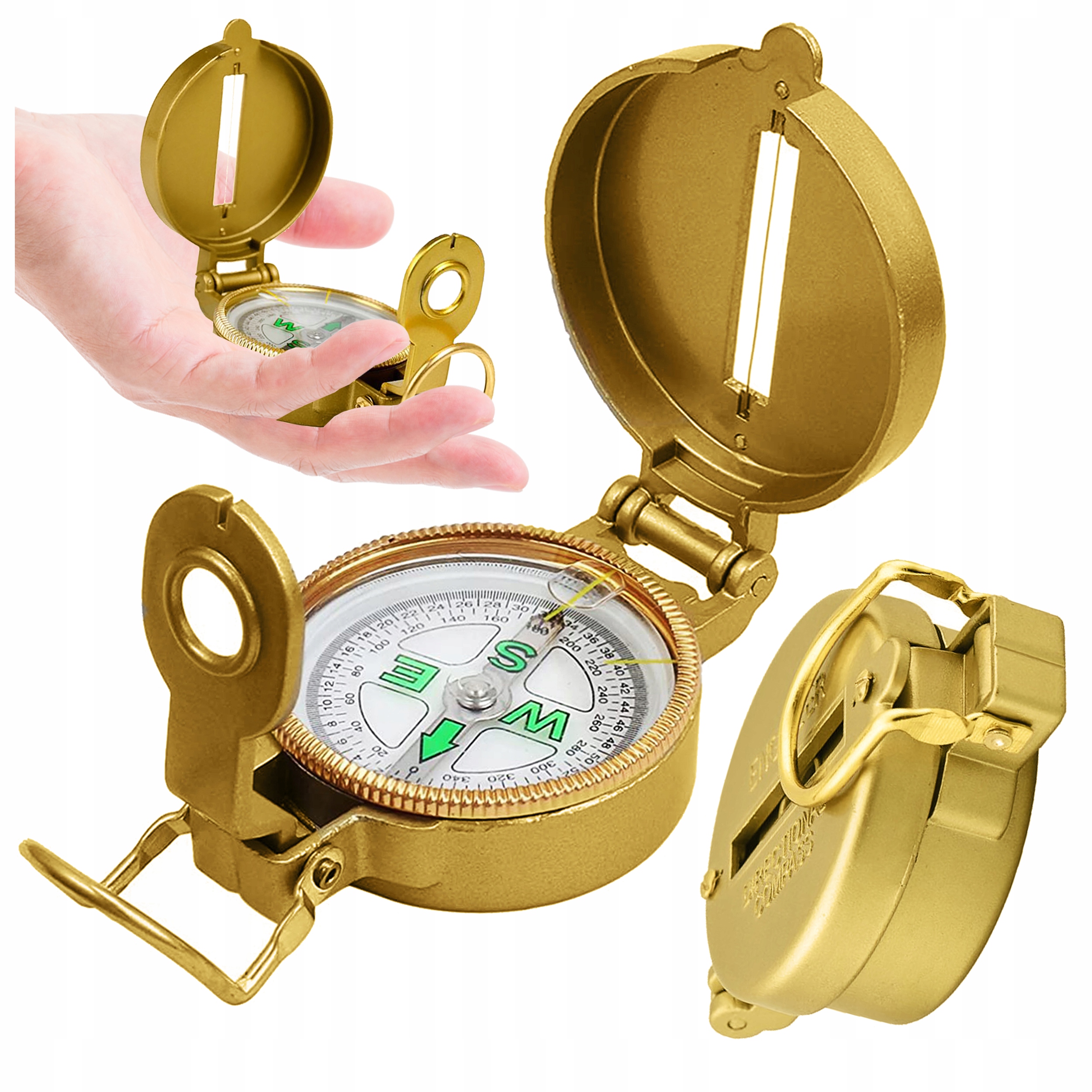 

Kompas Wojskowy Zamykany Profesjonalny Kieszonkowy