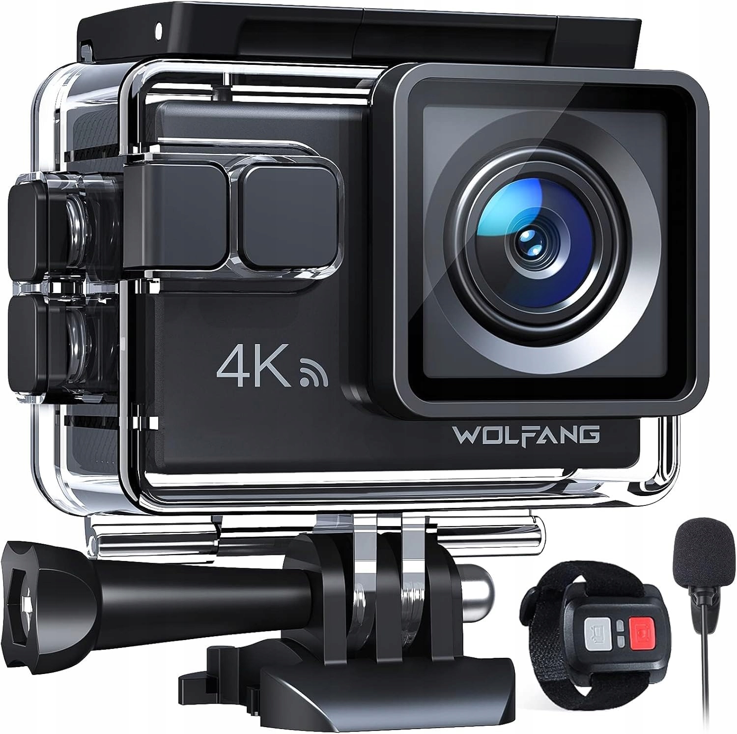 WOLFANG GA100 Kamera Sportowa 4K 20MP Podwodna WiFi 40M Wodoodporna — miniatura 2