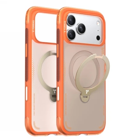 Torras Ostand Spin Air odporne etui iPhone 17 Pro Max MagSafe z podstawką