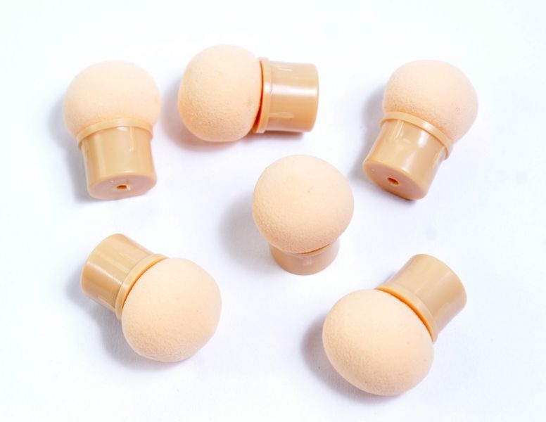 Gąbeczka do nakładania pyłu Kolor brązowy