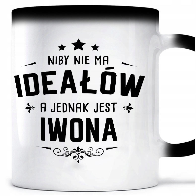 

Kubek Magiczny Iwona Idealna dla Iwonki