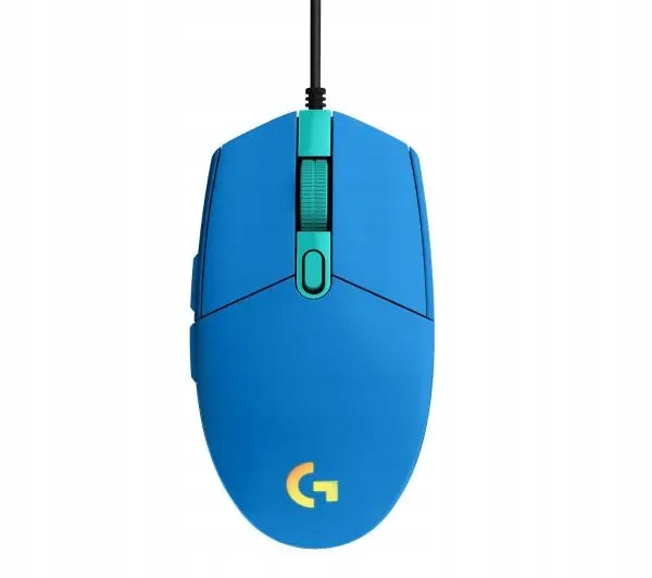 Mysz przewodowa Logitech G102 Lightsync Gamingowa 8000 dpi Niebieska