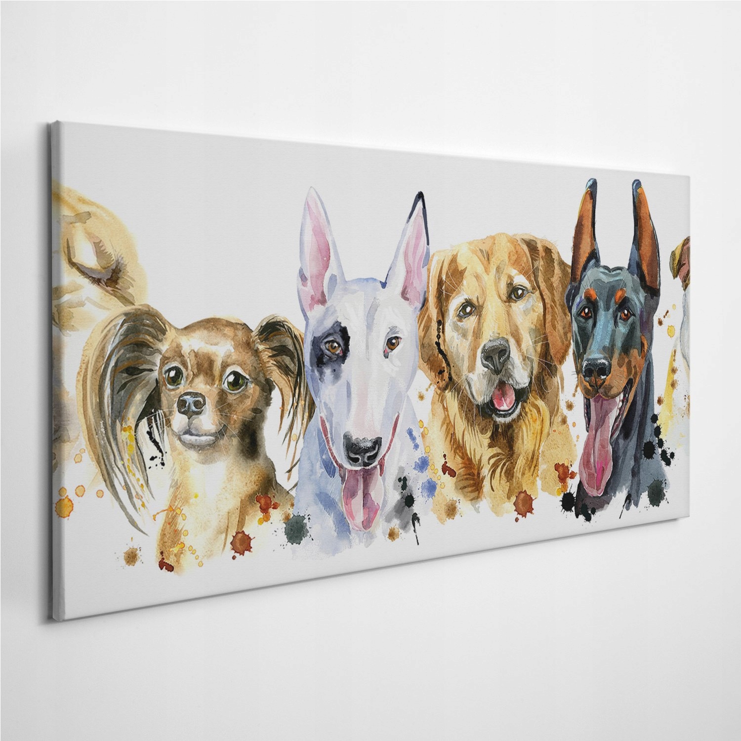 

Zdjęcie na płótnie Akwarele Portret Pies 120x60 cm