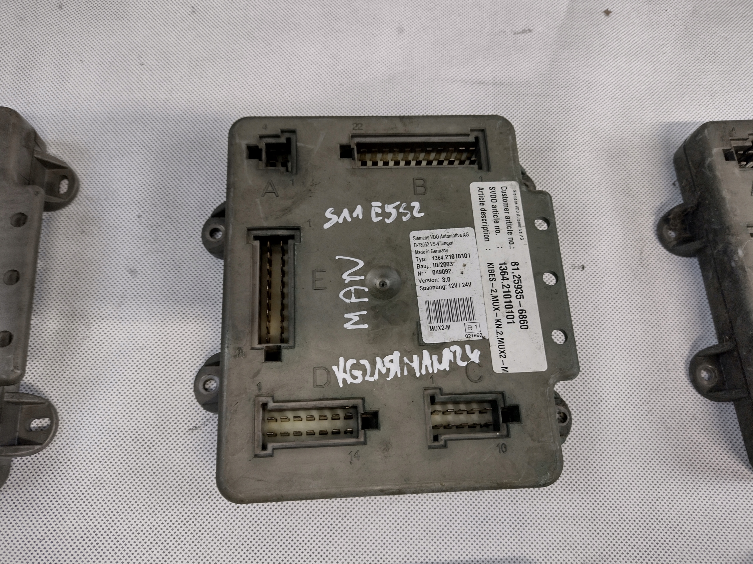 control unit Siemens VDO 1364,21010101 3,0 MUX2-M