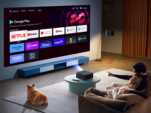 Projektor Vizio x7 24000lm 800Ansi Android 11 FullHD Dolby AUTOFOCUS WIFI 6 Jasność lampy (ANSI) 800 lm