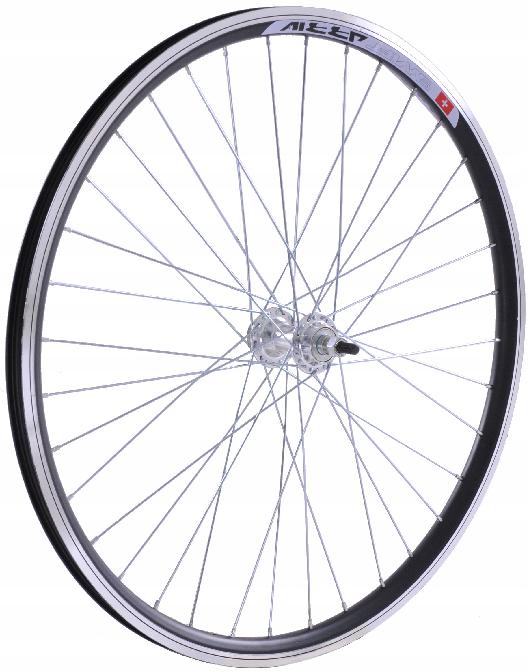 Kolo Na Kolo 26 Palců Zadní Volnoběžka Kuželová Hliníková V-brake Černá