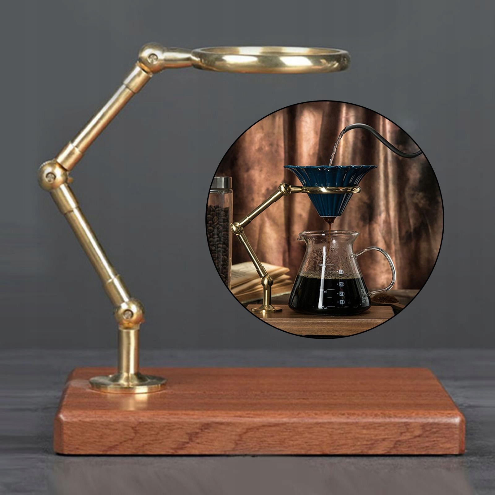 Filtry do kawy Dripper Uchwyt Stojak Palisander Materiał inny materiał