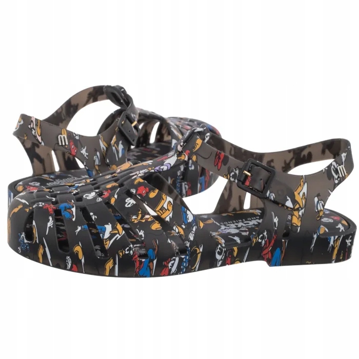 Dámské sandály Melissa Possession Print+Mic 33443 Black Černé