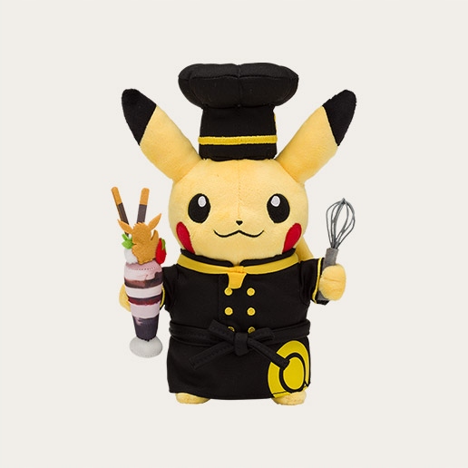 Maskotka Pikachu Pastry Cook Pokémon Cafe Osaka DX Pluszak 20 cm