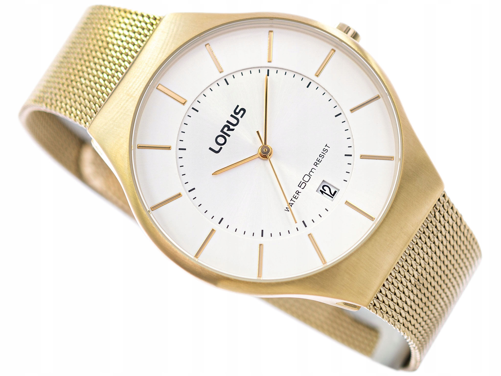 Pánské Hodinky Lorus RS988BX9 Zlaté Klasické