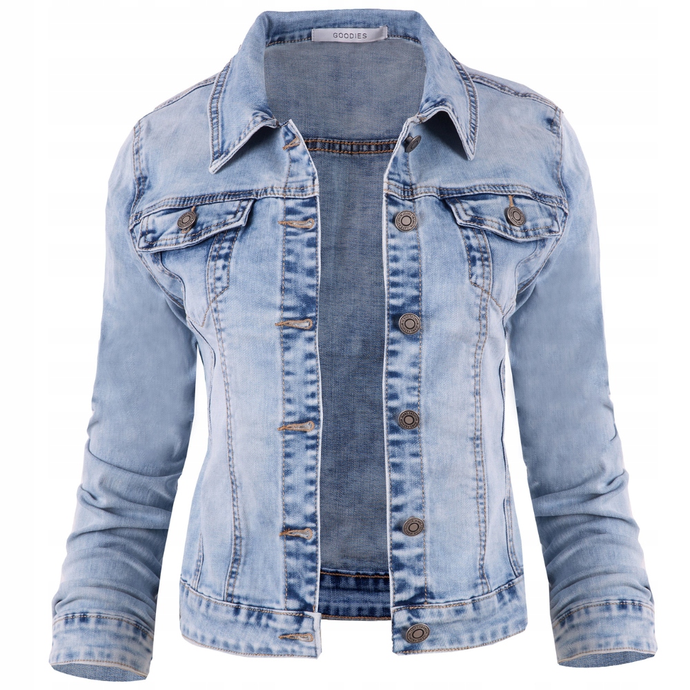 KURTKA JEANSOWA DAMSKA WIOSENNA KLASYCZNA 34/XS Marka Goodies