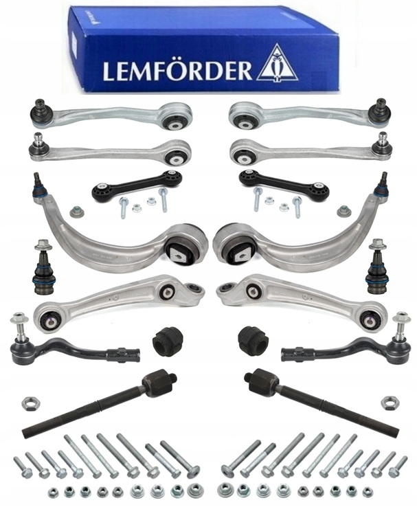 Sada Ramena Spojky Koncovek Přední Audi A6 C7 A7 Lemforder Šrouby