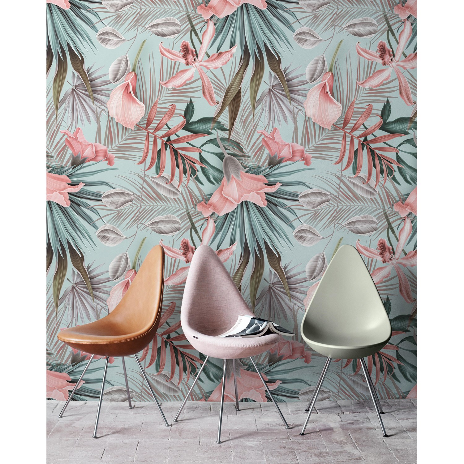 

Fototapeta Tropikalne kwiaty MagicStick 416x254 cm