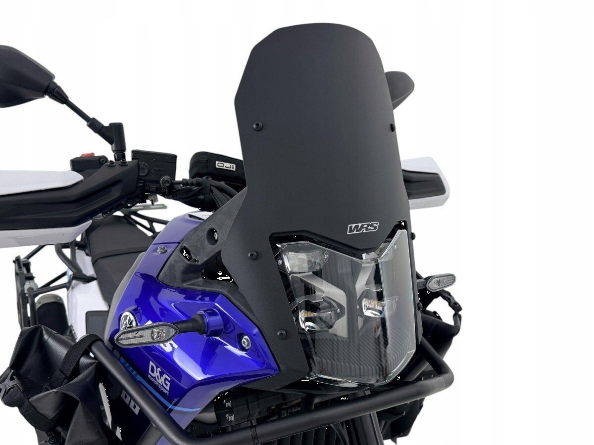 Motocyklové Sklo Wrs Enduro Black Matt Yamaha Xtz 700 Tenere YA052NO