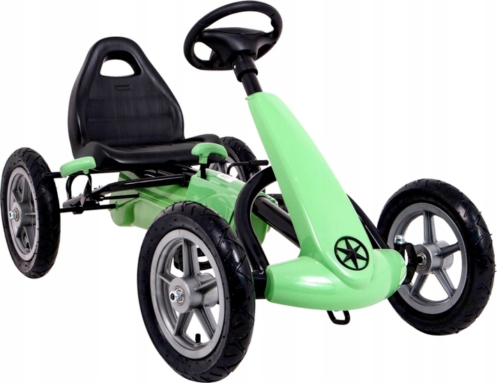 GOKART NA PEDAŁY POMPOWANE KOŁA HAMULEC WOLNY BIEG Szerokość pojazdu 60 cm