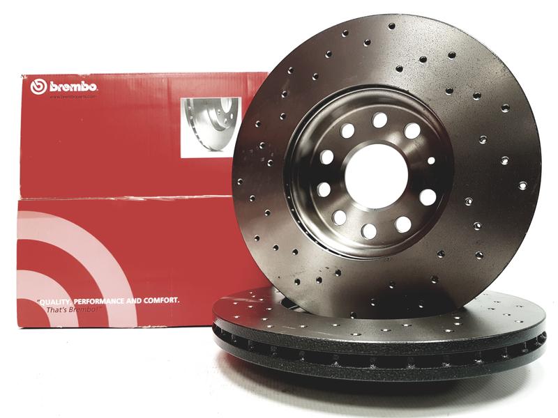 BREMBO ТОРМОЗНІ ДИСКИ ГАЛЬМІВНЕ Перед AUDI A3 8p 8v 288mm Сторона кабіни перед foto 0