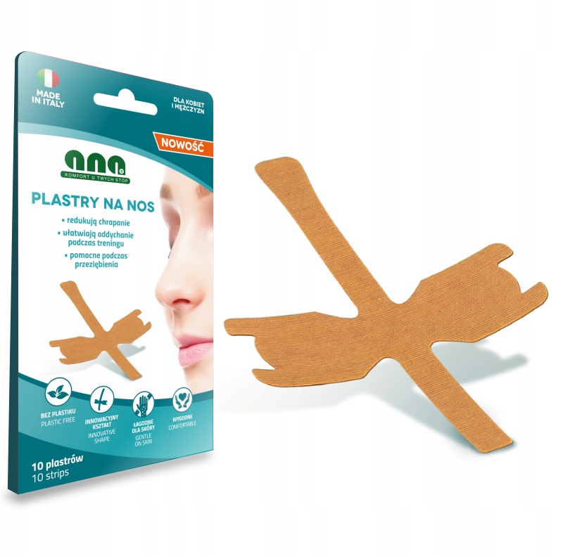 

Plastry Na Nos Przeciw Chrapaniu Oddychanie 10SZT