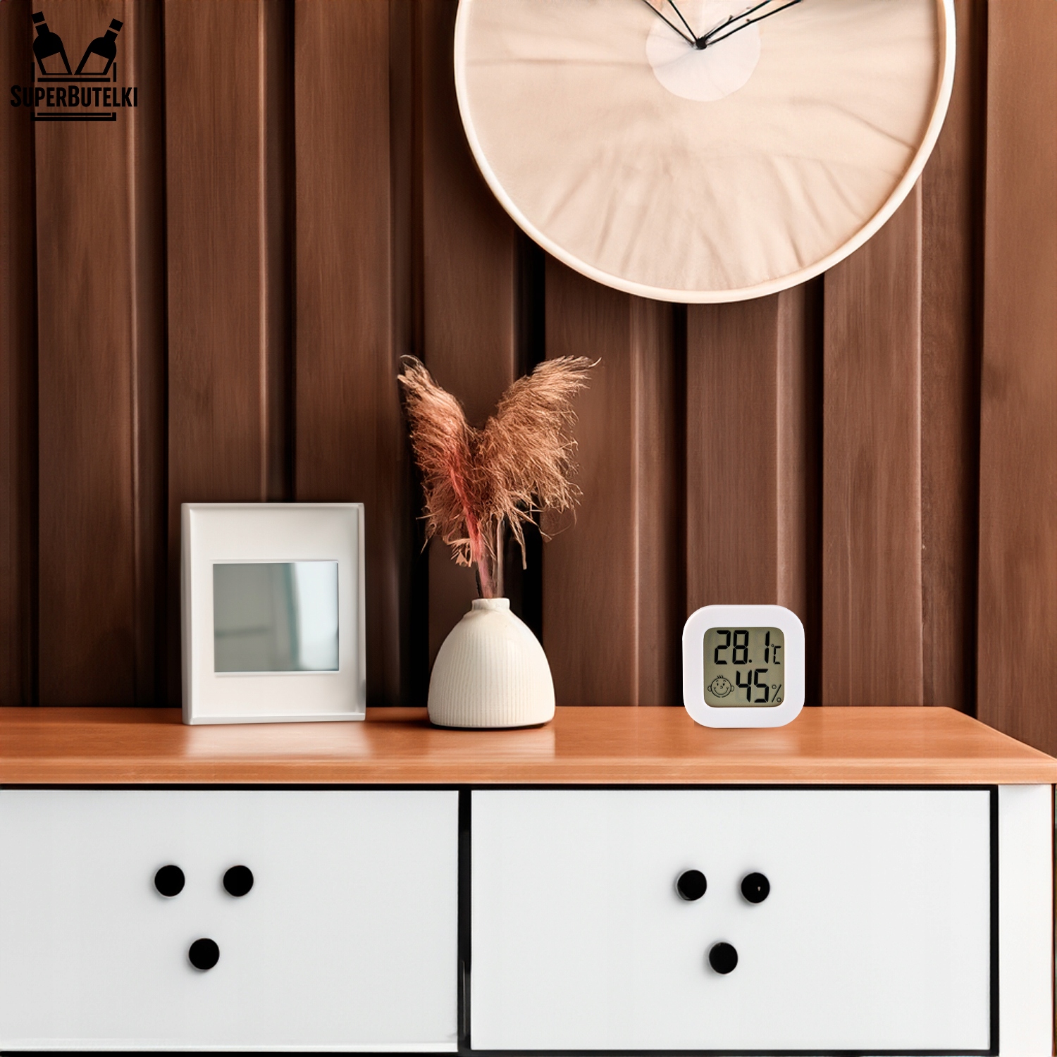 TERMOMETR ELEKTRONICZNY POKOJOWY POKOJU DZIECKA STACJA POGODOWA HIGROMETR Marka Inna