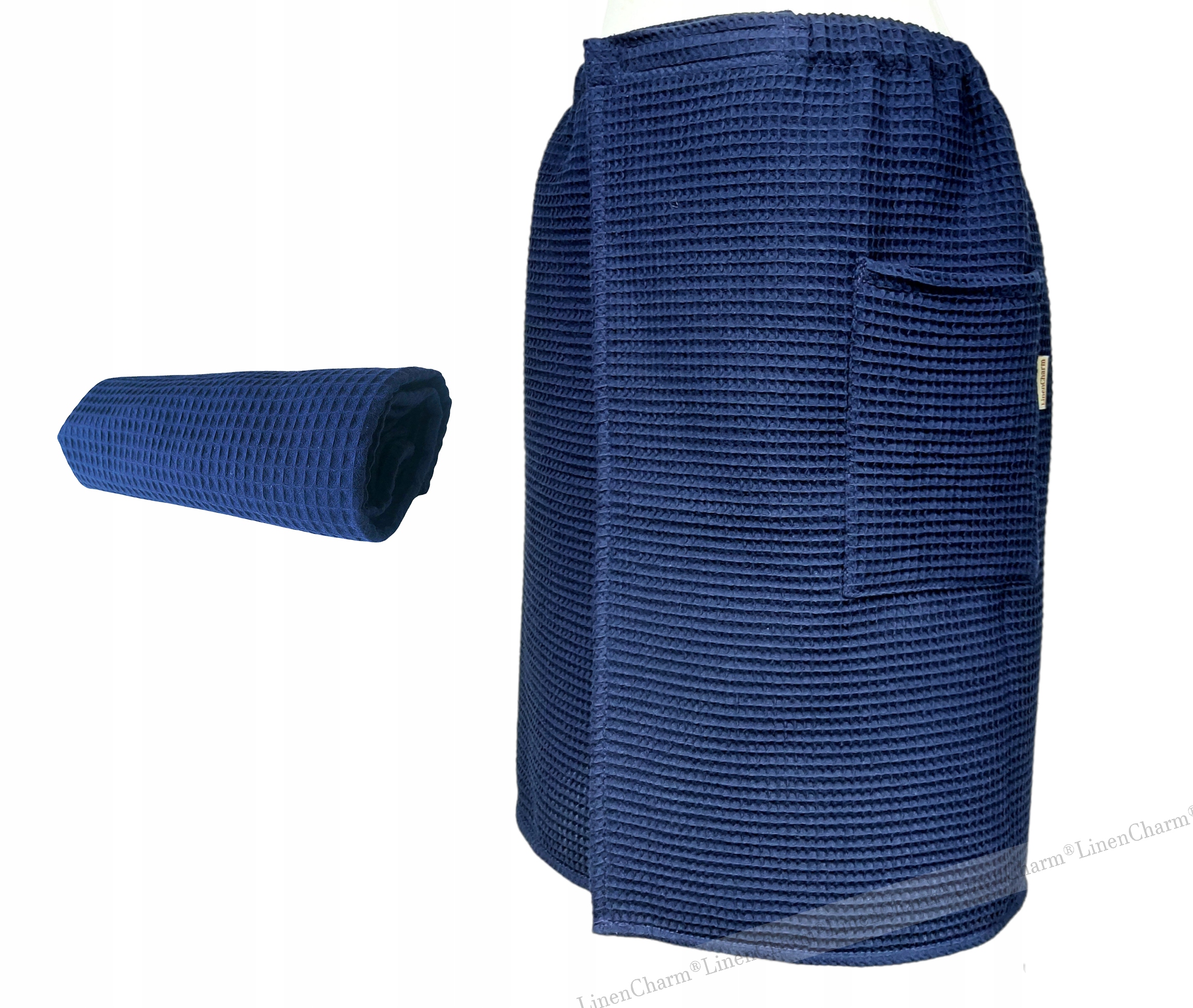 Pánský Set Kilt Ručník Do Sauny Na Bazén Bavlna 100% Granátová XL/2XL